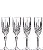 Color:No Color - Image 1 - Marquis by Waterford Markham 4-Piece Traditional Crystal Flute Set