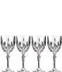 Color:No Color - Image 1 - Marquis by Waterford Markham 4-Piece Goblet Traditional Crystal Wine Glass Set