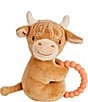 Mary Meyer Hetty Highland Cow Teether Rattle - Image 1