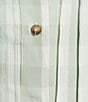 Mason's Daughter Andrea Coordinating Linen Pin Tuck Gingham A-Line Skirt - Image 4
