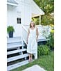Mason's Daughter Andrea Coordinating Linen Pin Tuck Gingham A-Line Skirt - Image 6