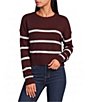 Mason's Daughter Danielle Crew Neck Long Sleeve Stripe Sweater - Image 1