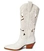 Color:Vintage White Leather - Image 4 - Alice Leather Western Tall Boots