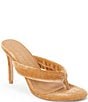 Matisse Calvin Velvet Stiletto Thong Sandals - Image 1
