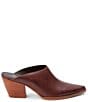 Color:Vintage Brown - Image 2 - Cammy Leather Pointed Toe Western Mules