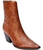 Color:Cognac Floral - Image 1 - Caty Floral Embossed Leather Western Booties