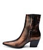 Color:Copper Brushoff - Image 4 - Caty Leather Western Inspired Booties