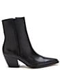 Color:Black Smooth - Image 2 - Caty Leather Western Inspired Booties