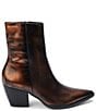 Color:Copper Brushoff - Image 2 - Caty Leather Western Inspired Booties