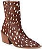 Matisse Cleo Deer Print Calf Hair Ankle Booties - Image 1