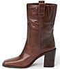 Matisse Downey Leather Mid Calf Block Heel Boots - Image 4