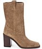 Matisse Downey Suede Mid Calf Block Heel Boots - Image 2