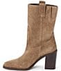 Matisse Downey Suede Mid Calf Block Heel Boots - Image 4