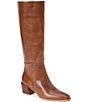 Matisse Ellington Leather Block Heel Over The Knee Boots - Image 1