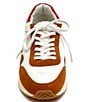 Color:Fawn/Red - Image 4 - Farrah Classic Suede Retro Lace-Up Sneakers