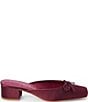 Matisse Geneva Fabric Slip On Leather Bow Mules - Image 2