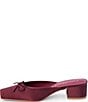 Matisse Geneva Fabric Slip On Leather Bow Mules - Image 4