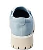 Color:Light Blue - Image 3 - Hutch Suede Lug Sole Loafers