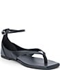 Matisse Kerry Leather Ankle Strap Thong Sandals - Image 1