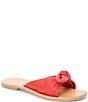 Matisse Mackenzie Leather Bow Knot Slide Sandals - Image 1