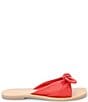 Matisse Mackenzie Leather Bow Knot Slide Sandals - Image 2