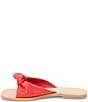 Matisse Mackenzie Leather Bow Knot Slide Sandals - Image 4