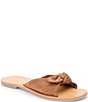 Matisse Mackenzie Suede Bow Knot Slide Sandals - Image 1