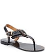 Matisse Mona Leather Studded Thong Sandals - Image 1