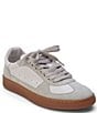 Color:Taupe Suede - Image 1 - Monty Suede and Leather Lace-Up Retro Sneakers
