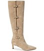 Matisse Priscilla Suede Kitten Heel Tall Boots - Image 6