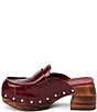 Matisse Reyes Leather Studded Platform Block Heel Loafer Clogs - Image 4