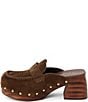 Matisse Reyes Suede Studded Platform Block Heel Loafer Clogs - Image 4