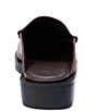 Color:Vintage Bourbon - Image 3 - Tasha Leather Penny Loafer Platform Mules