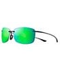 Color:Black Matte - Image 2 - 'Akau PolarizedPlus2® Rectangular 62mm Sunglasses