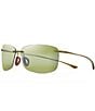Color:Olive Matte - Image 1 - 'Akau PolarizedPlus2® Rectangular 62mm Sunglasses