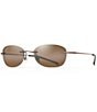 Color:Copper - Image 1 - Aki Aki PolarizedPlus2® Oval 50mm Sunglasses