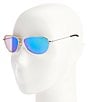 Color:Silver/Blue - Image 2 - Baby Beach PolarizedPlus2® Aviator 56mm Sunglasses