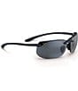 Color:Black - Image 2 - Banyans PolarizedPlus2® Rimless 70mm Sunglasses