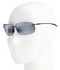 Color:Black - Image 2 - Breakwall PolarizedPlus2® Rimless 63mm Sunglasses
