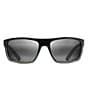Color:Marlin - Image 2 - Byron Bay Mirrored PolarizedPlus2® Wrap 62mm Sunglasses