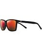 Color:Matte Black - Image 1 - Cruzem PolarizedPlus2® Round 57mm Sunglasses