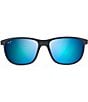 Color:Dark Navy Stripe - Image 2 - Lele Kawa Polarized Plus2® Classic 58mm Sunglasses