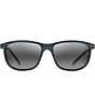 Color:Grey Stripe - Image 2 - Lele Kawa Polarized Plus2® Classic 58mm Sunglasses