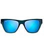 Color:Blue Green Grey - Image 2 - Ekolu PolarizedPlus2® Square 53mm Sunglasses