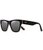 Color:Black Tan - Image 1 - Ekolu PolarizedPlus2® Square 53mm Sunglasses