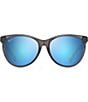 Color:Transparent Grey - Image 2 - Glory Glory PolarizedPlus2® Cat Eye 56mm Sunglasses