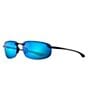 Color:Smoke Grey - Image 1 - Ho'okipa PolarizedPlus2® Rimless 64mm Sunglasses