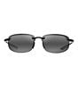 Color:Black - Image 1 - Ho'okipa Reader Rectangular 64mm Sunglasses