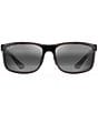 Maui Jim Unisex Huelo 58mm PolarizedPlus2® Rectangle Sunglasses - Image 4