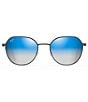 Maui Jim Hukilau PolarizedPlus2® Round 52mm Sunglasses, Color:Dark Gunmetal - Image 2